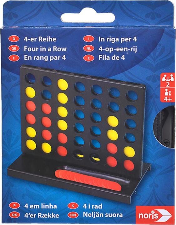Actual product image Toi-Toys Connect 4 game (English, German, French, Italian, Swiss German)