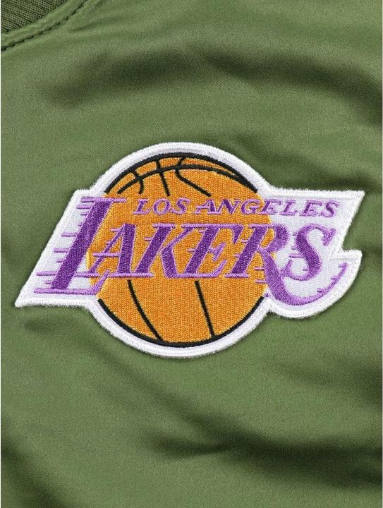 Image du produit Mitchell & Ness NBA Flight Satin - LA Lakers Veste à Bomber - 103809 (M)