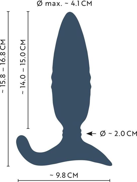 Actual product image Anos RC Thrusting butt plug