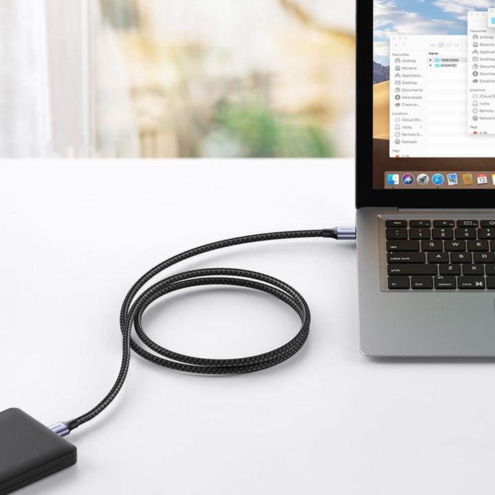 Actual product image Ugreen USB3.0 cable Male USB-A to Male USB-A 2A, 0.5m (black) (0.50 m, USB 3.0)