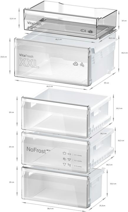 Immagine prodotto Bosch Hausgeräte Frigorifero Bosch KGN392XCF (363 l)