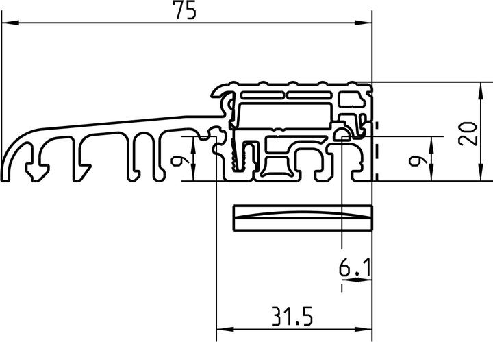 Produktbild BKV Bodenschwellen ROTO Eifel TB