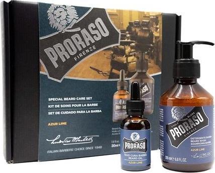 Produktbild Proraso Azur Lime Special Beard Care Set (200 ml)