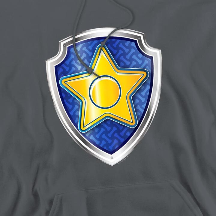 Immagine prodotto Paw Patrol Felpa con Cappuccio Chase Distintivo Uomo (M)