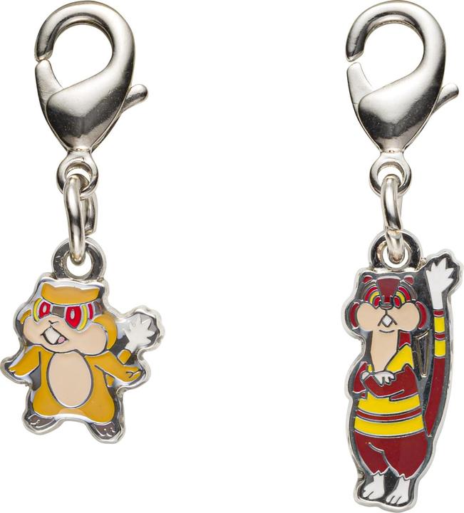 Pokémon Pokemon Center - Patrat, Watchog Schlüsselanhänger - 2 Stück