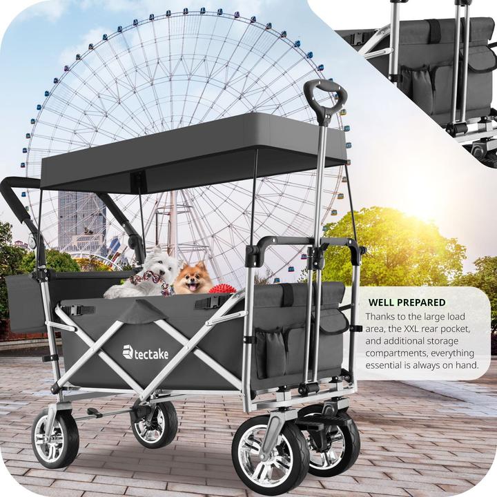 Image du produit tectake Chariot de jardin pliable 80 kg NICO
