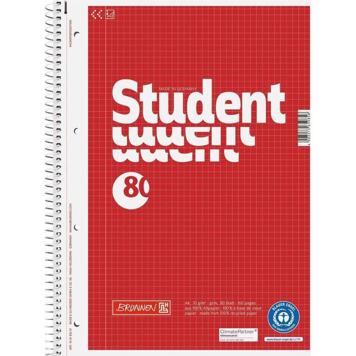 Actual product image Collegium block (A4, Checked, Soft cover)