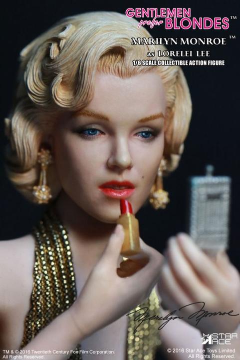 Produktbild Star Ace Toys Blondinen bevorzugt - My Favourite Legend: 1/6 Marilyn Monroe Gold Dress Ver.