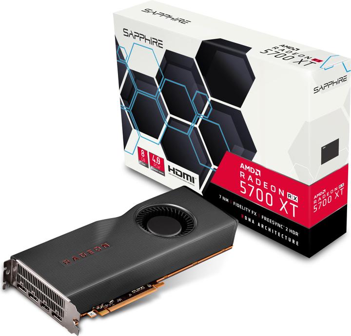 Actual product image Sapphire Radeon RX 5700 XT (8 GB)