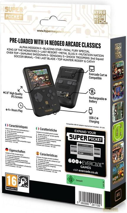 Produktbild Blaze Evercade Neo-Geo Super Pocket