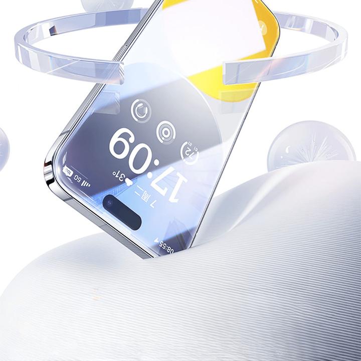 Produktbild Baseus iPhone 15 Pro - Diamond Schutzfolie Panzerglas (1 Stück, Apple iPhone 15 Pro)