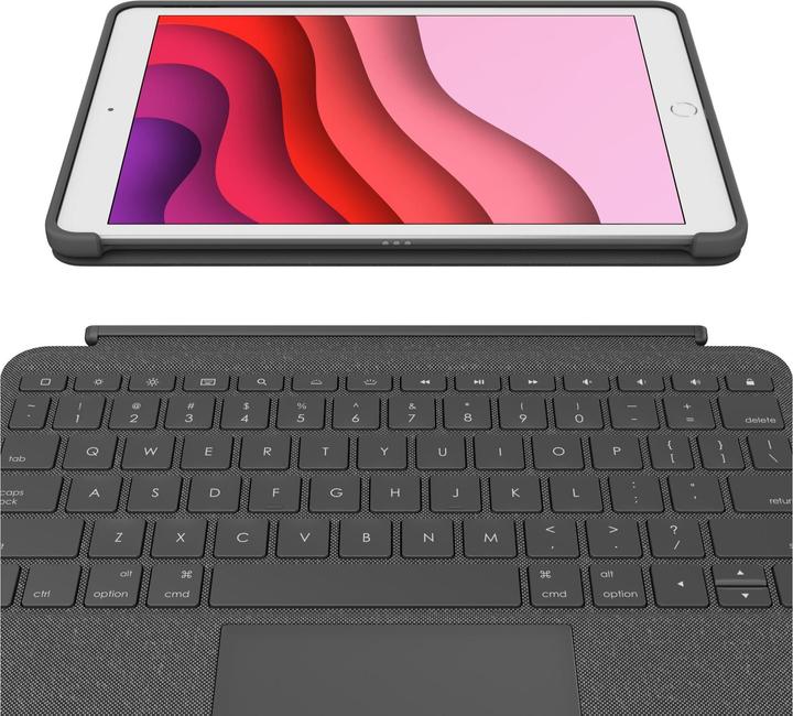 Actual product image Logitech Combo Touch (CH, iPad 2019 (7th gene), iPad 2020 (8. Gen), iPad 2021 (9th Gen))