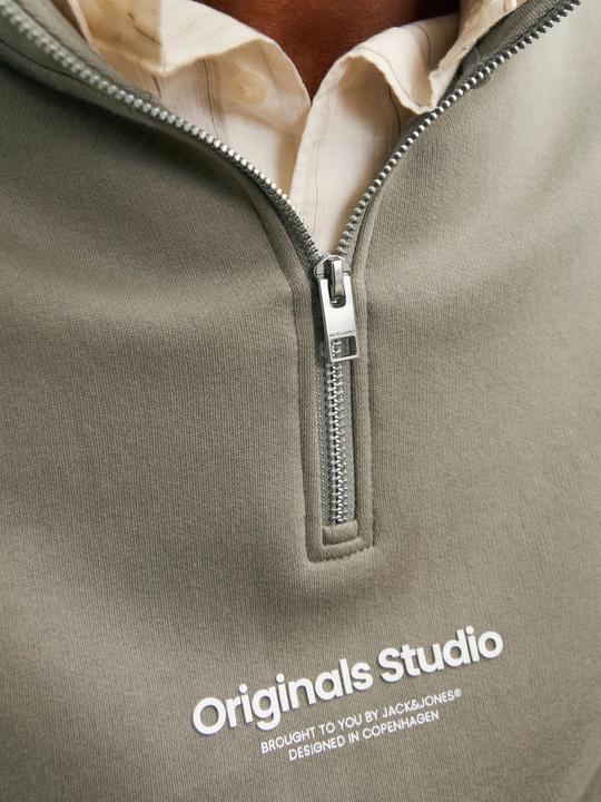 Image du produit Jack & Jones Texte Sweat-shirt avec demi-zip Sweat-shirt avec demi-zip (XS)