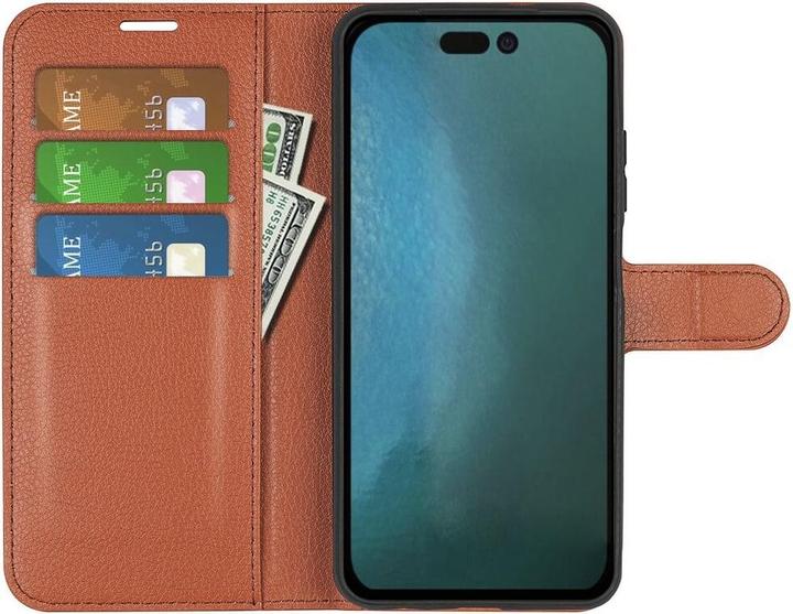 Produktbild Cover-Discount iPhone 14 Plus - Leder Etui Hülle braun (Apple iPhone 14 Plus)