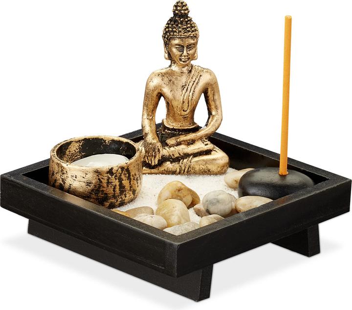 Produktbild Relaxdays Gartendeko Buddha
