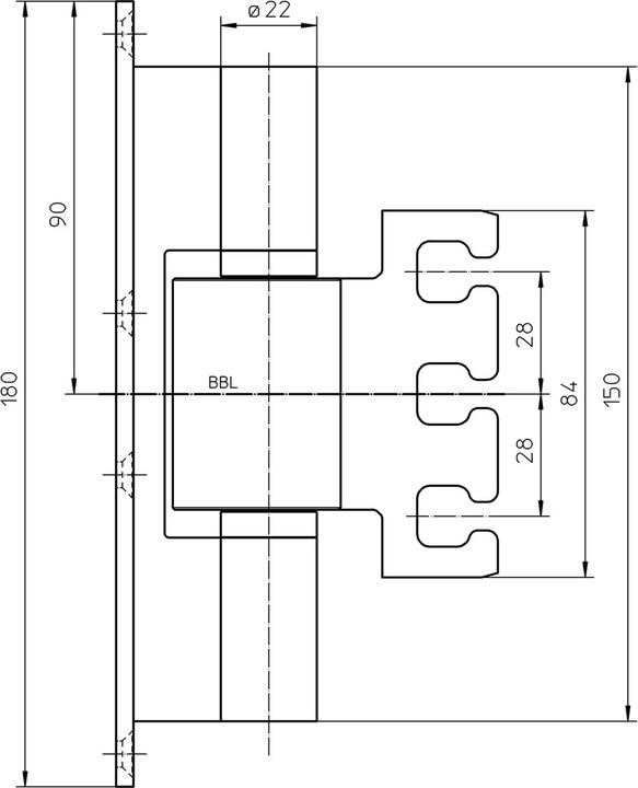 Actual product image Simonswerk Clamp protection VX 7099