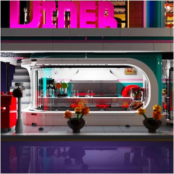 Produktbild Light my bricks LMB 2.0 LED Licht Set für LEGO® 10260 Amerikanisches Diner