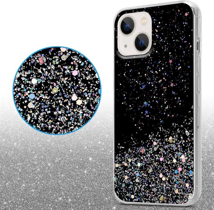 Image du produit Cadorabo Couverture TPU paillettes scintillantes (Apple iPhone 13)