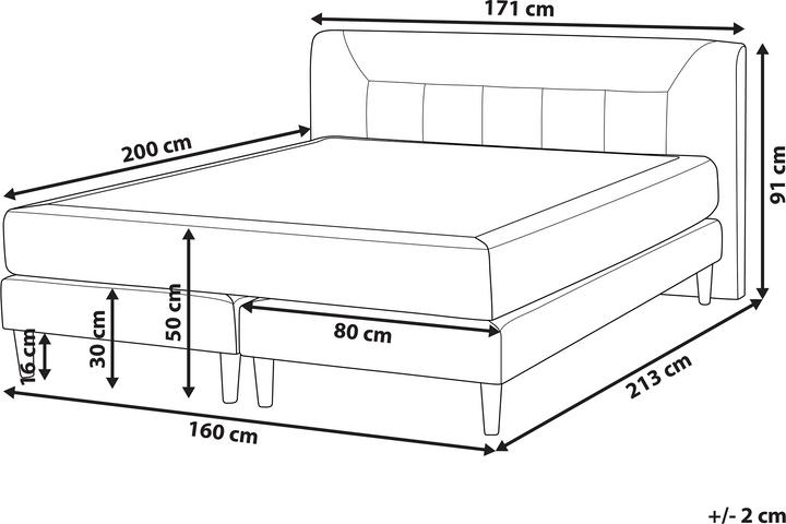 Actual product image Beliani Marquise (160 x 200 cm)