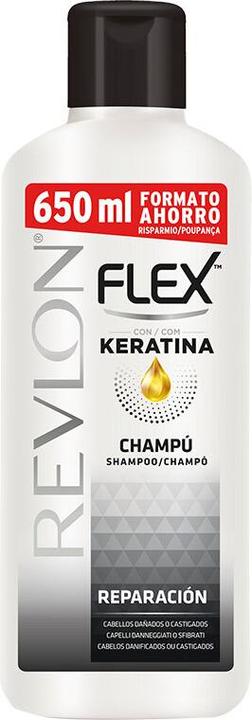 Image du produit Revlon Professional FLEX KERATIN Shampooing Réparation cheveux secs 650 ml (650 ml, Shampoing liquide)