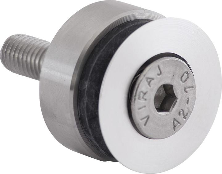Actual product image Längle Glas-System Glass point holder Senk 30, 8 - 20 mm glass, stainless steel/aluminium (1 pcs.)