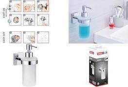 Actual product image tesa EKKRO soap dispenser incl. adhesive solution without drilling