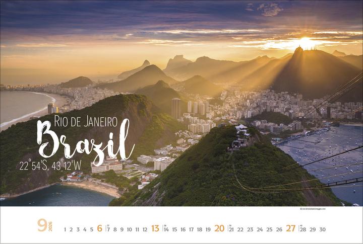 Produktbild Verlag Bildkalender Around the World 2026, Papierformat: Kein