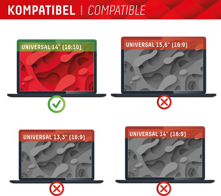 Actual product image Displex Privacy Safe, Laptop Blickschutzfilter (14", 16 : 10)