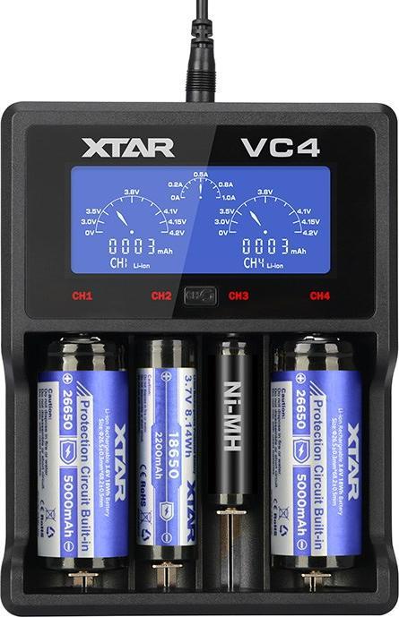 Image du produit Xtar VC4 (1 pcs, A, C, D, AA, AAA, AAAA, Chargeurs sans batterie)