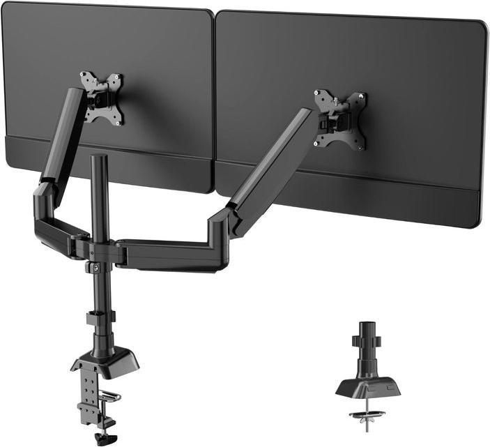 Immagine prodotto Hermex Braccio per monitor 2 monitor (Tavolo, 32.01")