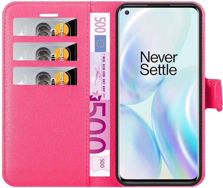 Actual product image Cadorabo Book with stand function cover (Oneplus 8)