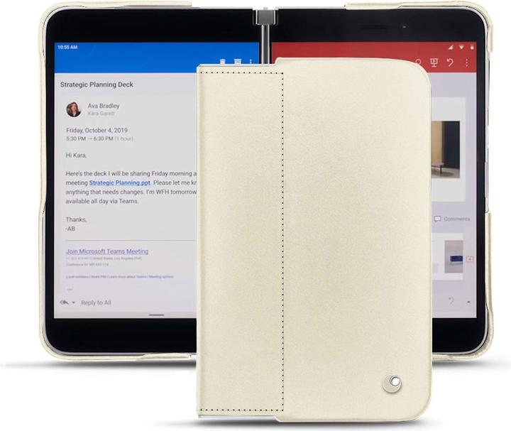 Actual product image Noreve Leather cover (Microsoft Surface Duo)