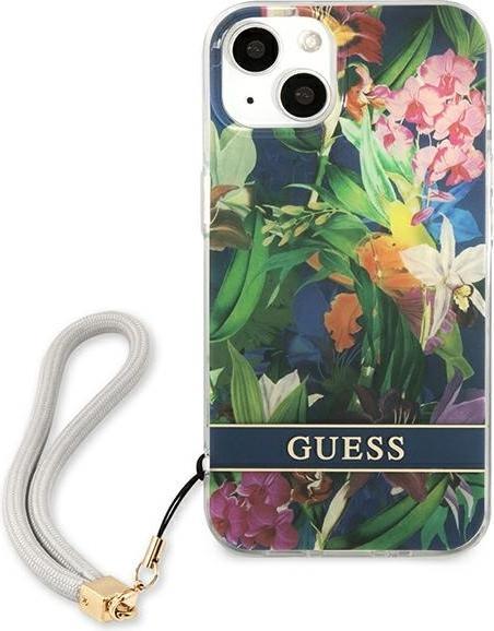 Actual product image Guess GUHCP13MHFLSB iPhone 13 6.1" mėlyna (Apple iPhone 13, Apple iPhone 14)