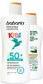 Immagine prodotto Babaria BAMBINI SPF50+ LECHE PROTECTORA RESISTENTE AL AGUA 200ML + BALSAMO ALOE 100ML (Crema solare, SPF 50, 200 ml)