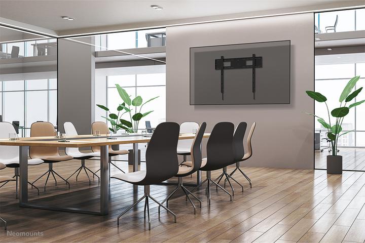 Image du produit Neomounts Support mural 800x600mm 125kg/43-98"/fixe/noir/charge lourde (Mur, 98", 125 kg)