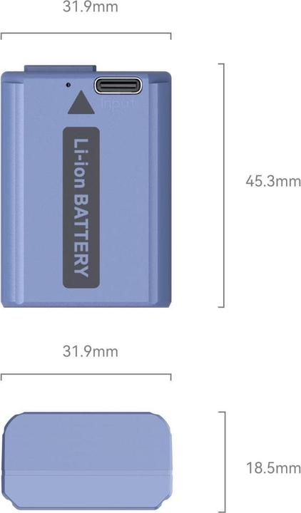 Actual product image SmallRig NP-FW50 (Camera battery)