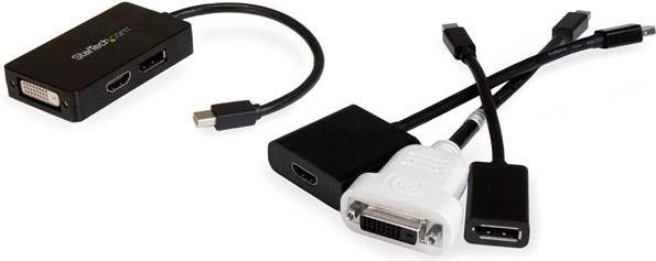 Image du produit StarTech Adaptateur Mdp Vers Dvi Ou HDMI (Mini DP, DVI, HDMI, 24 cm)