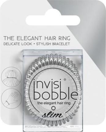 Image du produit Invisibobble Slim The Elegant Hair Ring Chrome Sweet Chrome (Élastiques à cheveux)