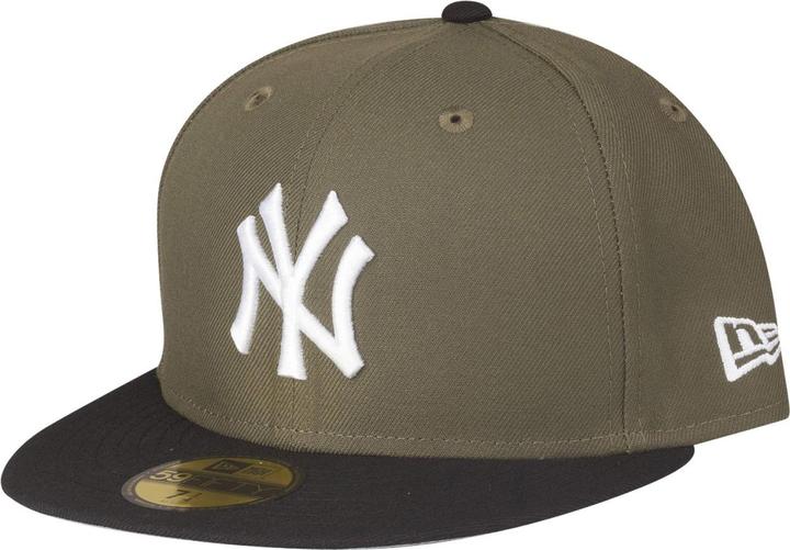 New Era 59Fifty Fitted Cap - New York Yankees oliv - 7 3/4 (7 3/4)