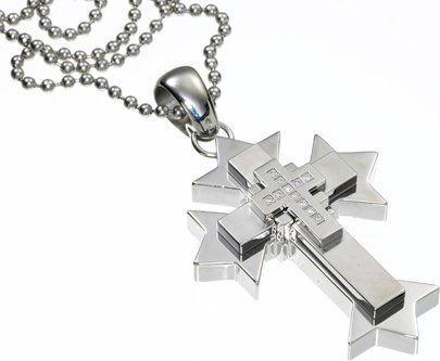 Simmons Jewelry Co. Kreuz Anhänger Gothic Edelstahl (Edelstahl)