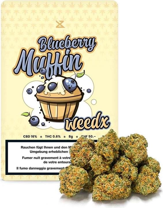 weedx Blueberry Muffin 8g (8 g, Indoor)