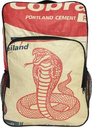 Produktbild Bekos Upcycling - Tagesrucksack aus recycelten Zementsäcke Cobra
