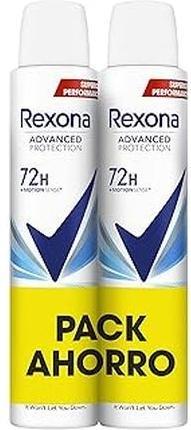 Actual product image Rexona Advance Protection Cotton Dry 72h Women's Aerosol Deodorant 2x200ml (Spray, 200 ml)