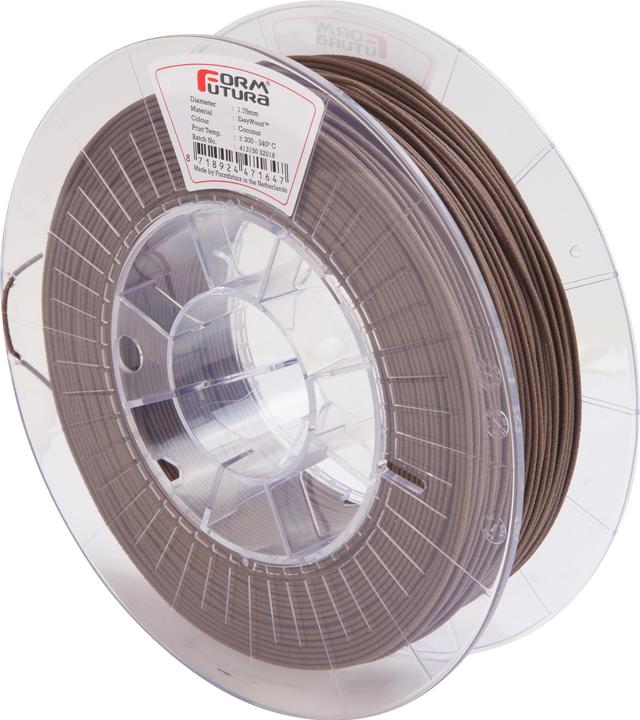 Immagine prodotto Formfutura Filamento 175STONEFIL-CON-0500 PLA Compound 1,75 mm grigio cemento 500 g (PLA, 1.75 mm, 500 g, Marrone)