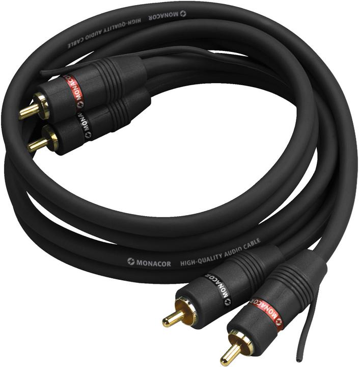 Image du produit Monacor Câble de connexion audio (5 m, RCA)