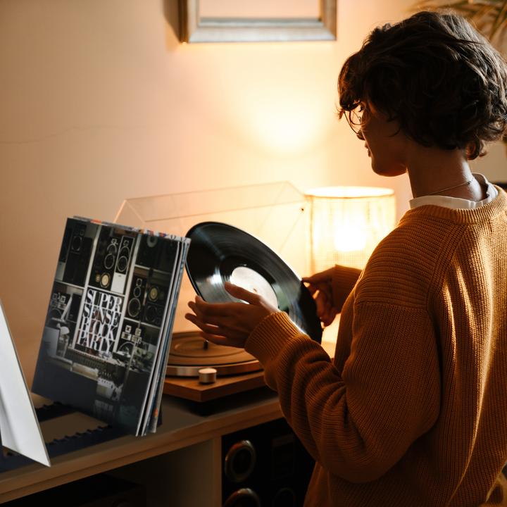 Image du produit Relaxdays Schallplatten-Ständer (Plaques)