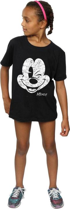 Immagine prodotto Disney T-shirt in cotone per bambine con visiera di Topolino (140, 146)