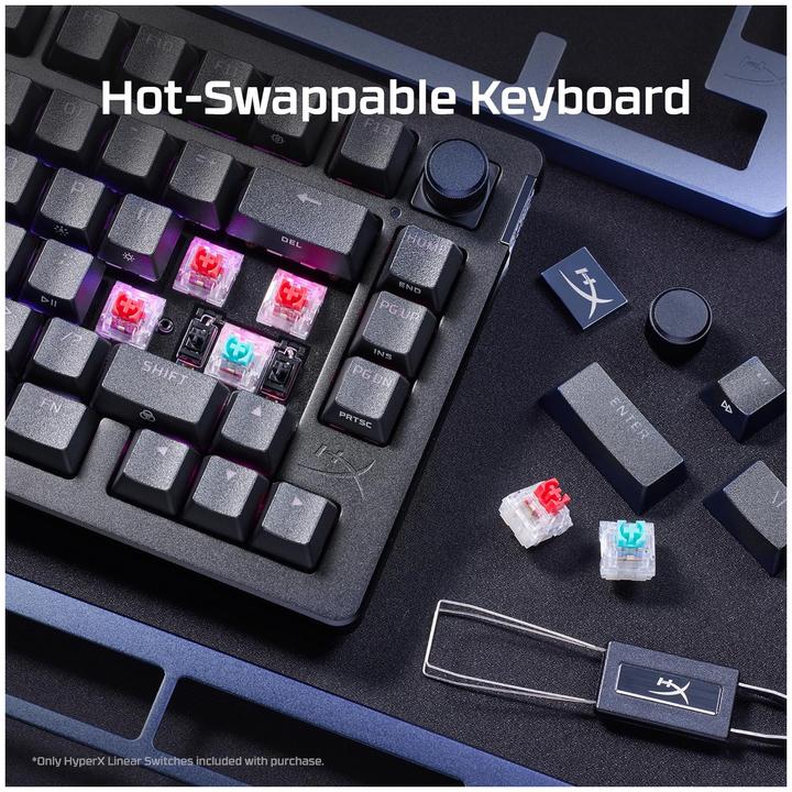 Immagine prodotto HyperX Tastiera meccanica da gioco Alloy Rise (USA) (US, Cablato)