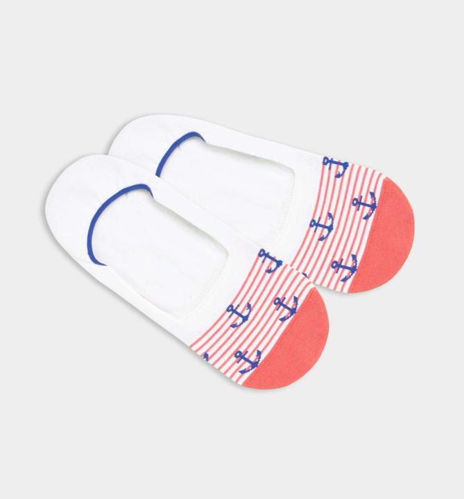 Actual product image DillySocks Socks "Invisibles" red striped (Single pack, 39 - 42)