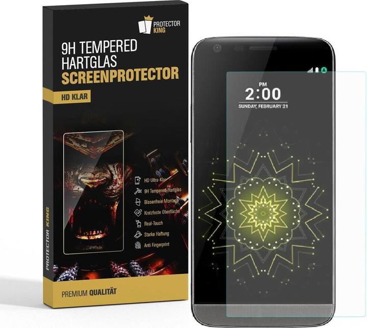 Produktbild Protectorking 6x echtes Tempered 9H Panzerhartglas 3D KLAR (6 Stück, LG G5)